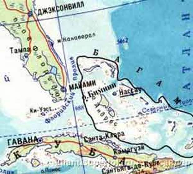 невидимый мир: находка у острова Бимини