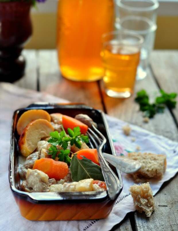 Мясо по-нормандски