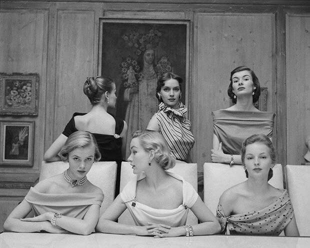 Женщины 40-х и 50-х годов на фото Нины Лин