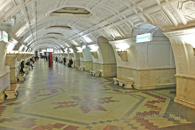 Белорусская, глубина заложения 42.5 метра. метро., москва, россия, ссср, факты