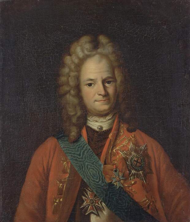 Портрет светлейшего князя А. Д. Меншикова. Неизвестный художник. <br>