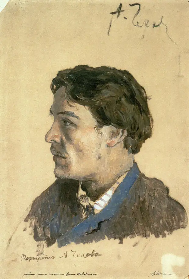 И. И. Левитан, «Портрет А. П. Чехова», 1886 г.
