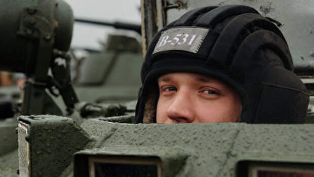Военнослужащий российской армии, архивное фото