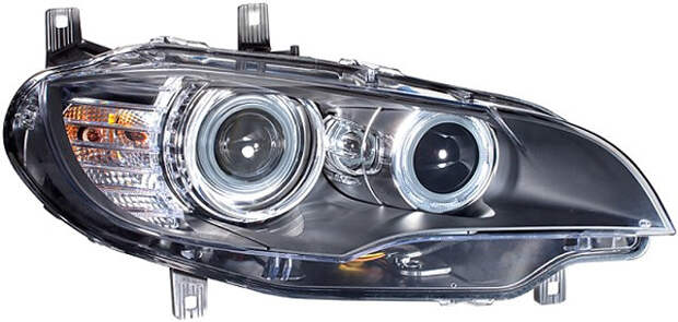 Адаптивная LED оптика BMW LED оптика, Оптика БМВ, авто, видео