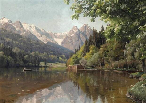 Пейзажи датского художника Peder Mork Monsted (1859 -1941)