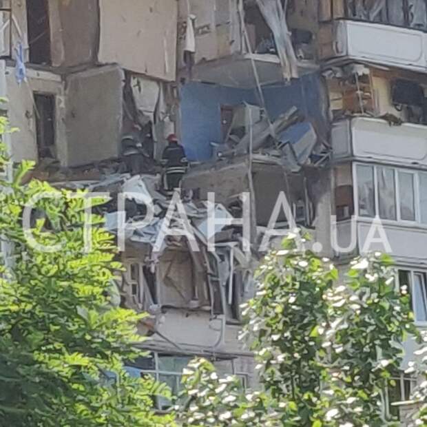 взрыв дома на Позняках в Киеве