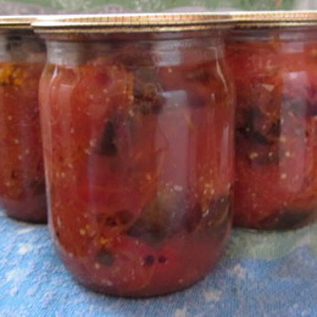 Салат из баклажанов с чесноком и медом
