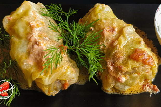 Фото к рецепту: Голубцы с мясом и рисом по рецепту 1861 года