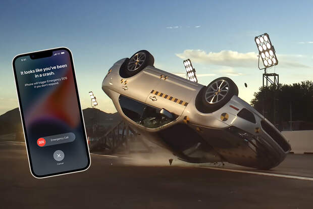 Apple о неудачных тестах главной новой функции iPhone 14 “обнаружение автомобильных аварий”: Вы неправильно врезаетесь