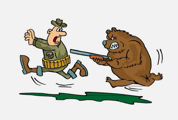 Самый смешной анекдот про охотника и медведя!
