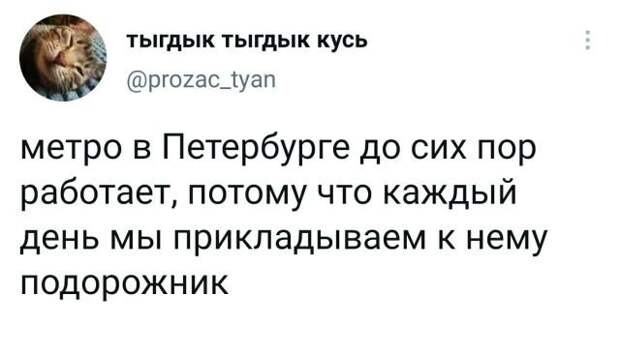 твит про метро