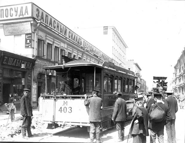 Владимир Ворошнин, Замоскворецкая линия конки на Садовом кольце, 1900-е годы