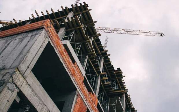 У строящейся в Касимове школы провалилась крыша