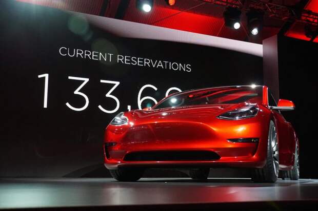 Tesla представила бюджетный электромобиль Model 3 Model 3, tesla
