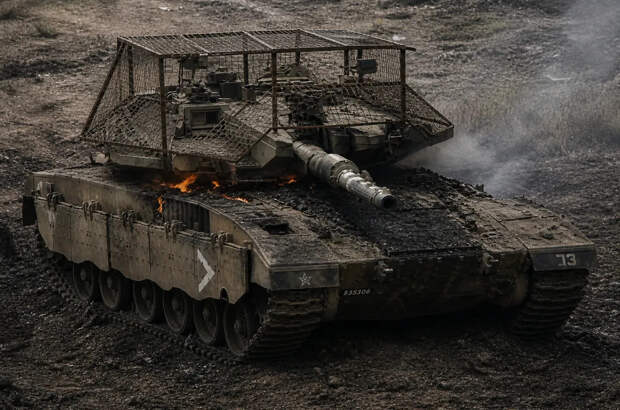 «Хизбалла» выложила видео уничтожения израильского танка Merkava Mk3 FPV-дроном