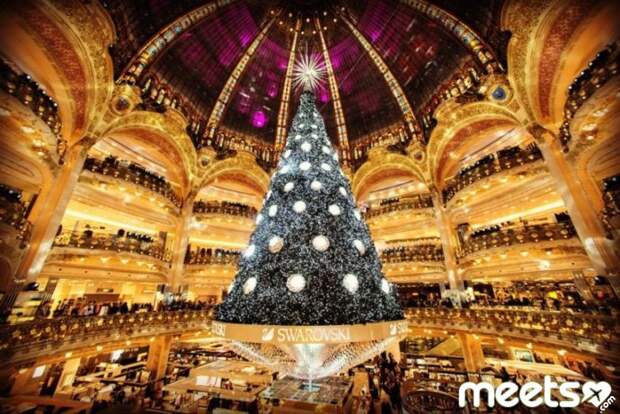 new year tree, paris new year tree
