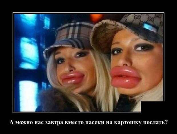 Демотиватор про губы