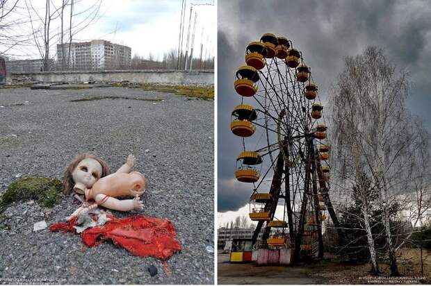 Людей из Припяти эвакуировали после аварии на Чернобыльской АЭС