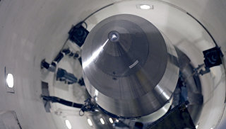 Американская межконтинентальная баллистическая ракета Минитмен-3. Архивное фото. Американская межконтинентальная баллистическая ракета Минитмен-3. Архивное фото.