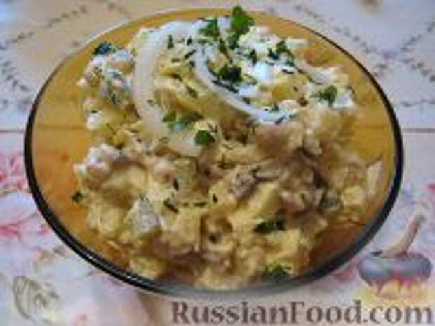 Фото к рецепту: Салат с селедкой Фото к рецепту: Салат с селедкой