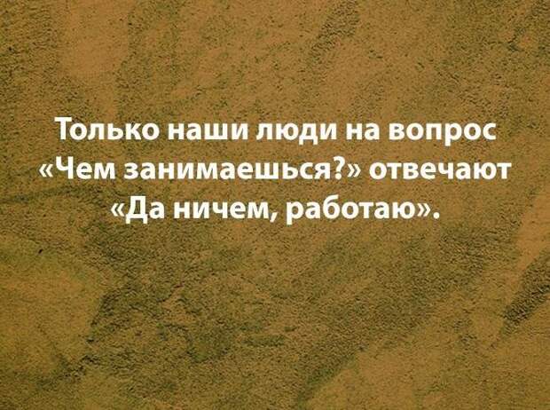 Смешные фразы и шутки про работу на картинках