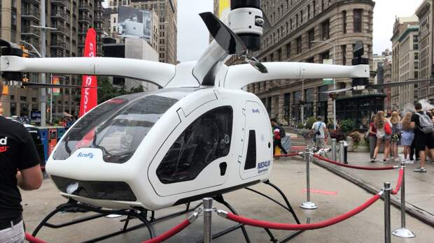 The octocopter has landed.