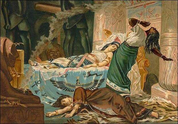 Juan Luna y Novicio (1857-1900) The Death of Cleopatra, 1881. Museo de Bellas Artes, Bilbao, Spain.