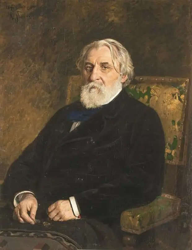 И. Е. Репин, «Иван Сергеевич Тургенев», 1874 г.