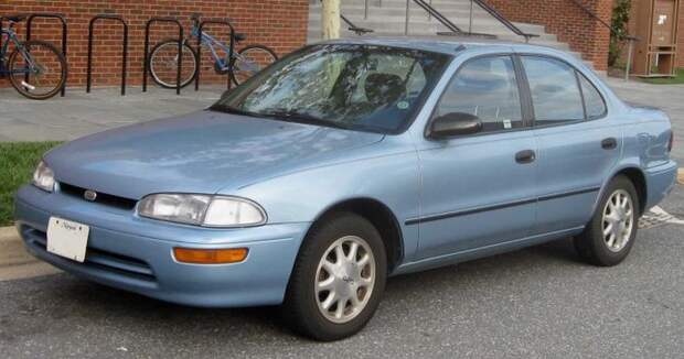 3. Geo Prizm авто, надёжные автомобили