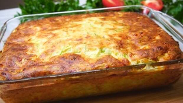 Фото к рецепту: Вкуснейшая запеканка из кабачков Фото к рецепту: Вкуснейшая запеканка из кабачков