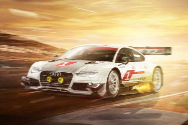 Audi RS7 гонки, ле-ман