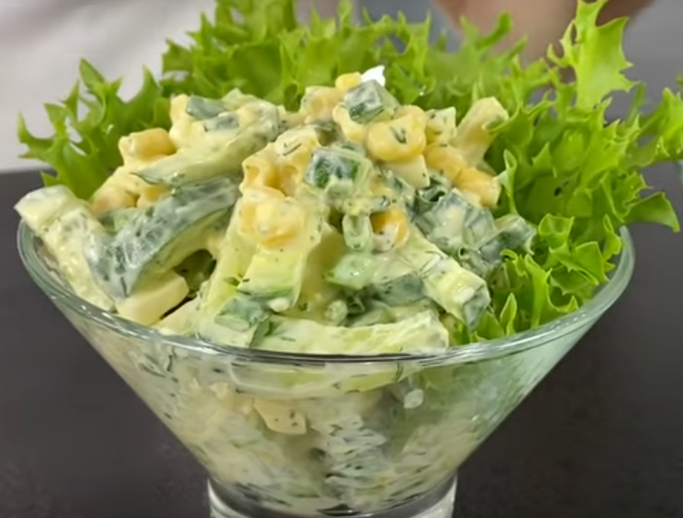 Интересный и вкусный весенний салат «Одесса»