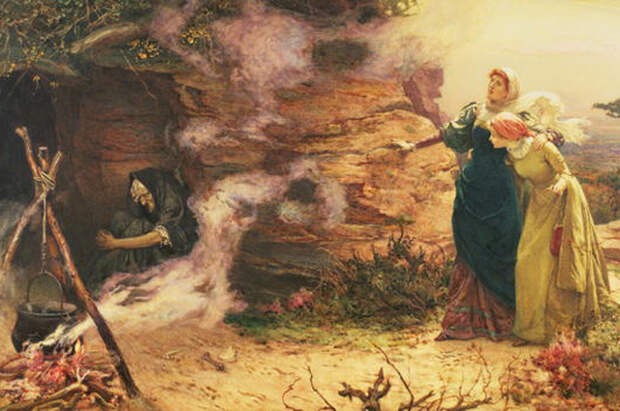 Э. Бревталь. Визит к ведьме. 1882