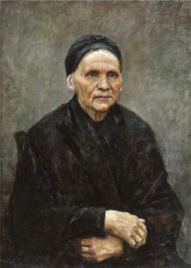Мать художника. Автор: Василий Суриков.