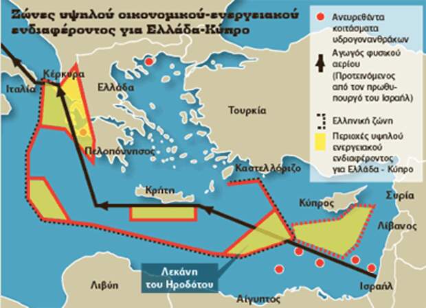 Месторождения газа в черном море карта