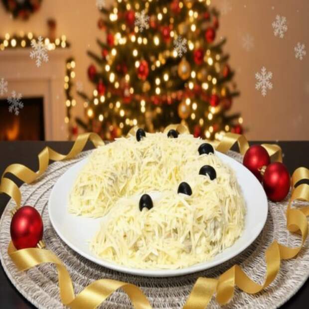 Невероятно вкусный салат «Подкова» на праздничный стол. Огненная лошадь будет довольна!