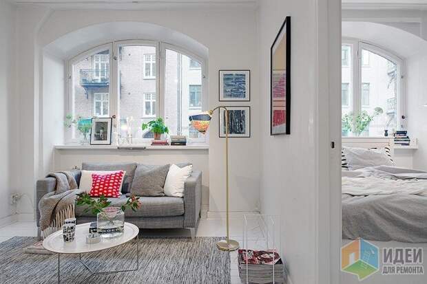Интерьер квартиры в скандинавском стиле, фото Alvhem