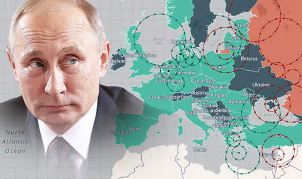 Украина и Беларусь на геополитической карте Путина занимают особое место