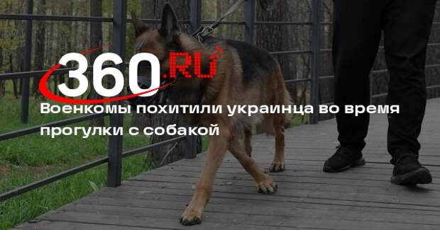 «Страна.ua»: в Тернополе мужчину насильственно мобилизовали во время выгула пса