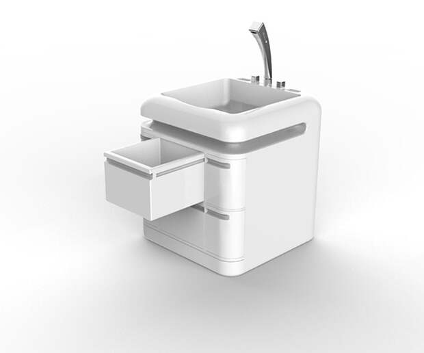 Q-Compact Toilet - система хранения.