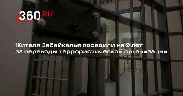 Жителя Забайкалья посадили на 9 лет за переводы террористической организации