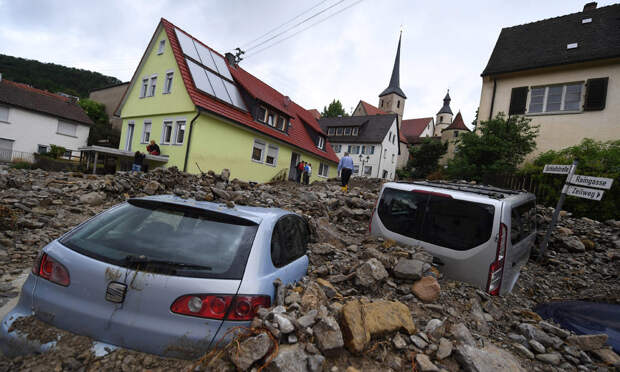 20 печальных фото последствий недавнего наводнения в Германии