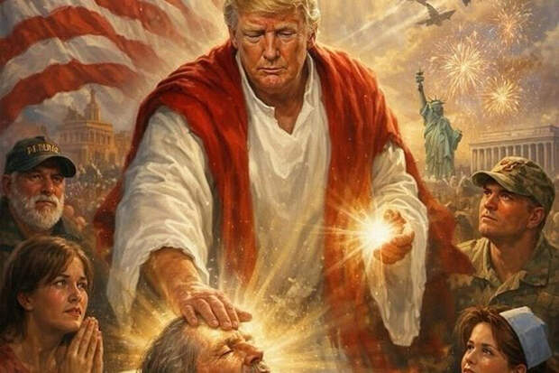 В Кремле ответили на вопрос о реакции на пост Трампа в образе Иисуса