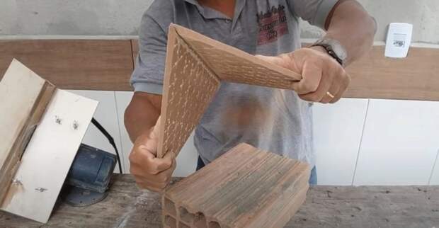Как сделать шаблон для подрезки керамической плитки