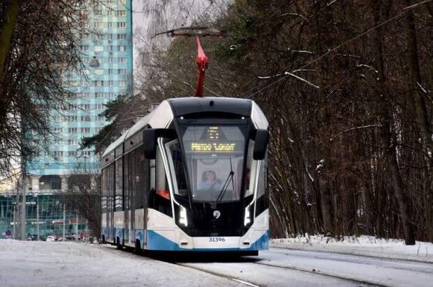Еще 43 низкопольных трамвая выйдут на маршруты в САО в 2022 году