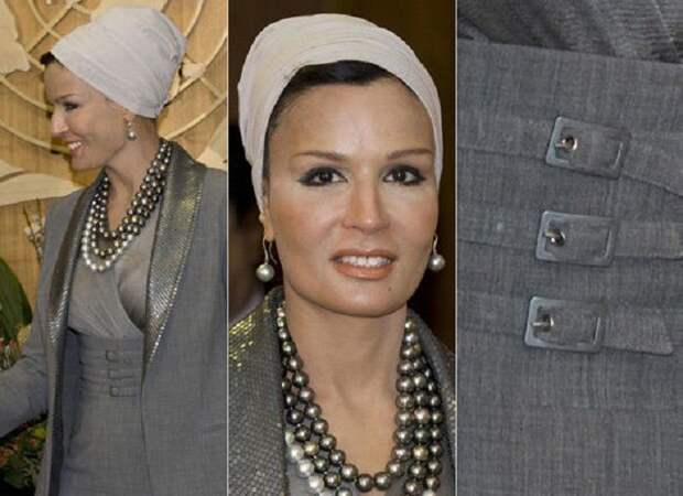 Самая модная женщина Востока. Так называют Шейху Мозу. Ее наряды и утонченный стиль, фото № 16