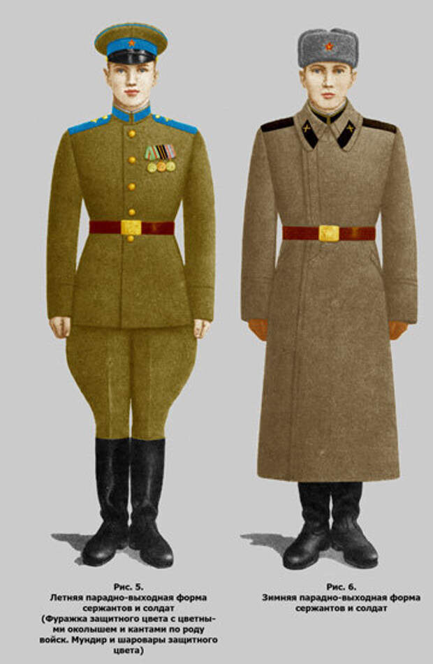 Как видно из рисунка, самой постоянной деталью формы одежды была шинель. Она практически не менялась. Парадная форма по приказу 120.