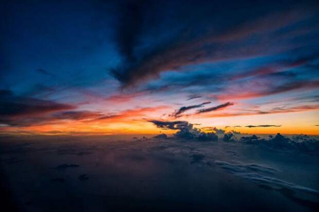 Безумно красивый вид в небе над Филиппинскими островами