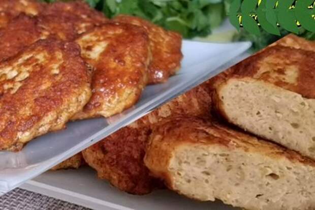 Оладьи из куриной грудки за полчаса 