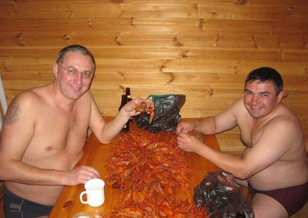 Но большинство людей сейчас ходят в сауны и бани не из-за теплой парной  баня, прикол, сауна, юмор